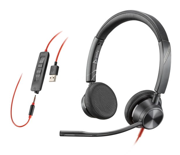 Poly Blackwire 3325 USB-A + jack 3,5mm - 1227149 - zdjęcie